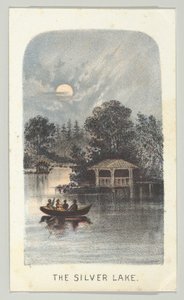 द सिल्वर लेक, सीरीज़ से, व्यूज़ इन सेंट्रल पार्क, न्यूयॉर्क, भाग 2, 1864। द्वारा लुइस प्रांग