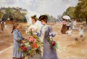 Bois de Boulogne की एवेन्यू - स्प्रिंग मॉर्निंग