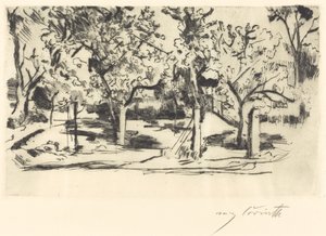 ऑर्चर्ड ऑर्चर्ड, 1918। द्वारा लोविस कोरिंथ