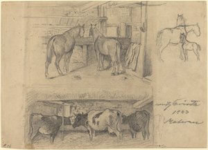 द बार्न, 1883। द्वारा लोविस कोरिंथ