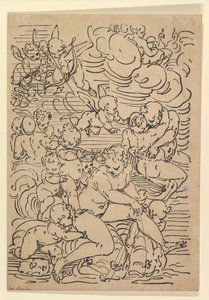 एम्फीट्राइट की विजय, ca. 1550-1580। द्वारा लुका कैम्बियासो