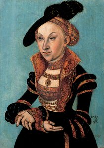 Sibylle वॉन क्लीव का पोर्ट्रेट, 1535 के सैक्सोनी का चुनाव