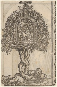 1509 के वेटनबर्ग रिक्विरीज की बड़ी श्रृंखला से, जेसी के पेड़ के साथ एक गोल्डन रिक्वेरी। द्वारा लुकास क्रैंक द एल्डर