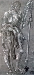 सेंट जॉर्ज, c1504-1553 द्वारा लुकास क्रैंक द एल्डर