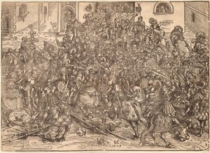 टूरनोई - टूर्नामेंट - क्रैनाच, लुकास, द एल्डर (1472-1553) - 1509 - वुडकट - 29,9x41,5 - निजी संग्रह द्वारा लुकास द एल्डर क्रैनाच