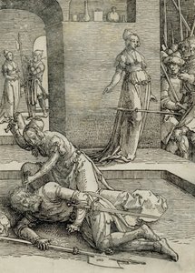 जैल सिसेरा को मारता है, 1515-19 द्वारा लुकास वैन लेडेन