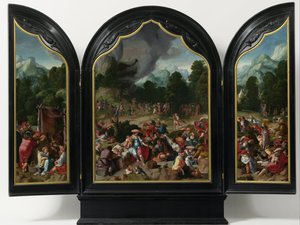 गोल्डन बछड़ा की पूजा, c.1530