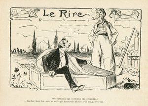 Le Rire . में चित्रण द्वारा लुसिएन मेटिवेट