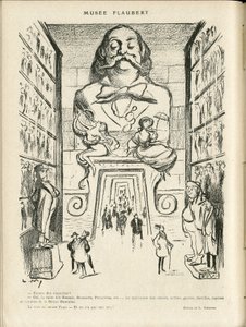 Le Rire में चित्रण, 12/24/21 - संग्रहालय Flaubert (उत्कीर्णन) द्वारा लुसिएन मेटिवेट