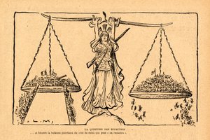 ले रीयर रूज, बी एंड डब्ल्यू में व्यंग्य द्वारा लुसिएन मेटिवेट