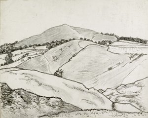 सेफन ब्रायन, 1933 (बोर्ड पर रखे कैनवास पर काला चाक और तेल से धोना) द्वारा लुसिएन पिसारो