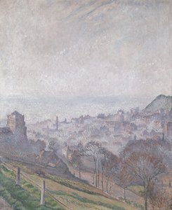 हेस्टिंग्स: धुंध, सूर्य और धुआँ, 1918 द्वारा लुसिएन पिसारो