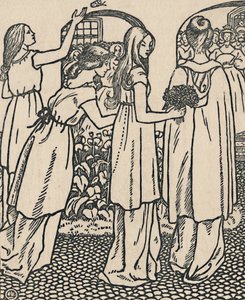 स्लीपिंग ब्यूटी, 1919 द्वारा लुसिएन पिसारो