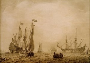 Vlissingen  के बंदरगाह में जहाज द्वारा लुडोल्फ बैकहुइसन
