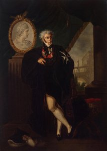 दिमित्री ल्वोविच नैरीशिन का पोर्ट्रेट 1758-1838, प्रारंभिक 19 वीं शताब्दी।
