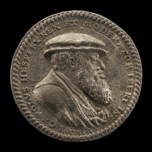 चार्ल्स वी, 1500-1558, स्पेन के राजा 1516-1556, पवित्र रोमन सम्राट 1519 [सामने], 1542। द्वारा लुडविग नेफहरर