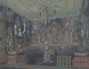 Tsarskoye Selo में ग्रेट पलाइस में एशियाई तुर्की कमरा