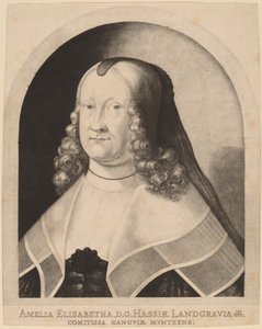 अमेलिया एलिजाबेथ, काउंटेस ऑफ हेस्से द्वारा Ludwig von Siegen