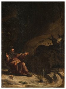 उत्तरी ट्रांसेप्ट, सैन रोक्को की वेदी 1635, 45, जेनोवेसिनो 1645, सैन रोक्को रेगिस्तान में मेलों का दौरा किया, निचले दाएं चित्रित