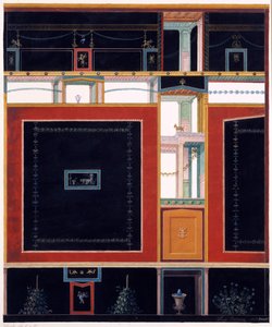 हाउस ऑफ़ ऑलस वेटियस, पोम्पेई से दीवार सजावट, c.36-39 ई।, 1897