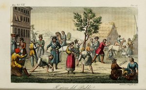पोर। प्राचीन और आधुनिक रिवाज से चित्रण या सरकार का इतिहास Giulio Ferrario, 1831 द्वारा लुइगी गिअरे