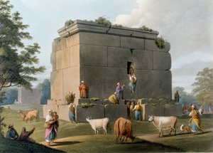 त्रिपोली और टोर्टोसा के बीच स्मारक, विलियम वत्स (1752-1851) द्वारा उत्कीर्ण, 1806 द्वारा लुइगी मेयर
