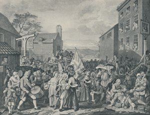 मार्च ऑफ़ द गार्ड्स टूवार्ड्स स्कॉटलैंड, 1745, 1920 द्वारा ल्यूक सुलिवन