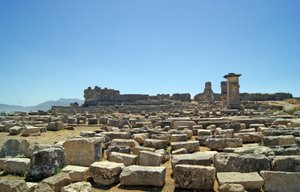 Agora, Xanthos, तुर्की से खुदाई का दृश्य द्वारा Lycian
