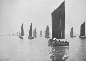 Tyne से हेरिंग नौकाएं, c1896 द्वारा एम। चाची