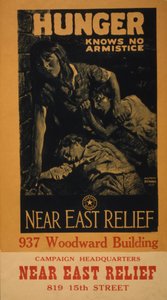 हंगर नो आर्मिस्टाइस जानता है - नियर ईस्ट रिलीफ, 1919 द्वारा एम। लियोन ब्रेकर