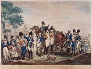 वेस्टमिंस्टर शहर के वफादार एसोसिएटेड और स्वयंसेवी कोर के सैनिक, 1799 द्वारा एम प्लेस