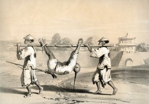 भव्य हमले के बाद सुबह दीवार से स्केच, चीन, c1860।