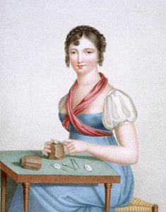 द प्रिंटमेकर, ऑग्रेन्ड द्वारा उत्कीर्ण, c.1816