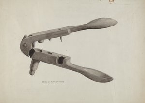 बुलेट मोल्ड, सी. 1937. द्वारा माजेल जी. क्लाफलिन