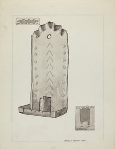 टिन कैंडल स्कॉन्स, 19351942। द्वारा माजेल जी. क्लाफलिन