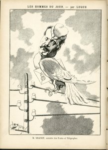 ला कैरिकेचर (1880) में मैनुअल ल्यूक (1854-1919) द्वारा चित्रण द्वारा मैनुअल ल्यूक