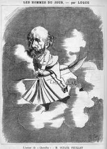 ऑक्टेव फ्यूइलेट (1821-1890) फ्रांसीसी लेखक। द्वारा मैनुअल ल्यूक