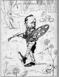 पुविस डी चवन्नेस (1824-1898), फ्रांसीसी चित्रकार। द्वारा मैनुअल ल्यूक