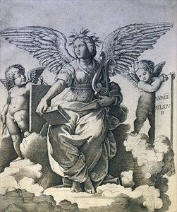 कविता, c.1515 (उत्कीर्णन) द्वारा मार्केंटोनियो रायमोंडी