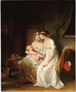 द वेट नर्स, c.1802