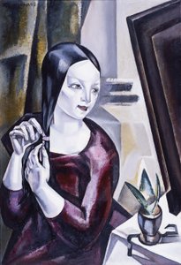 दर्पण से पहले महिला, 1922 द्वारा Maria Blanchard