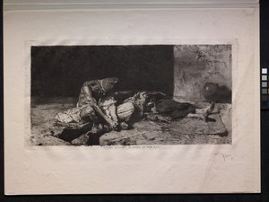 अरब अपने दोस्त के शव पर नज़र रख रहा है द्वारा मारियानो फॉर्च्यून