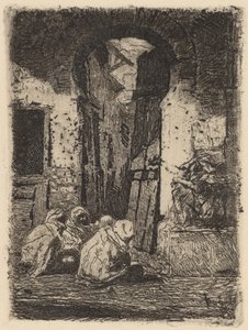 टैंजियर (बैठे हुए अरब) द्वारा मारीया फुरुनि