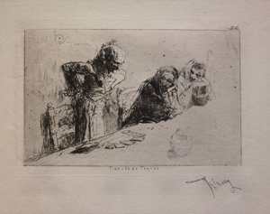 कार्ड दराज, 1867। द्वारा मारियानो जोस मारिया बर्नार्डो फ़ोर्टूनी वाई कार्बो