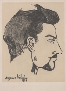 प्रोफ़ाइल में Utrillo का चित्र द्वारा मैरी क्लेमेंटाइन वलाडोन