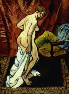 तौलिया के साथ खड़े नग्न; नू देबौत सा द्रोपंत, 1919