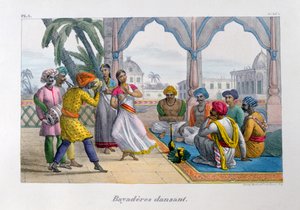 बेयड्रेस नृत्य, 1828