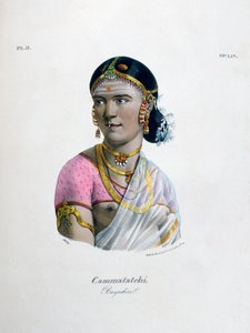 महिला डांसर बयाडेरे, 1828 द्वारा मारलेट एट सी