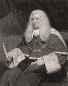 लॉर्ड लॉयड केनियन, विलियम हॉल (1807-71) द्वारा उत्कीर्ण &39;नेशनल पोर्ट्रेट गैलरी, वॉल्यूम III&39; से प्रकाशित, c.1835 प्रकाशित