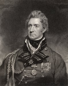 सर थॉमस मुनरो, 1 बैरोनेट, हेनरी होपनर मेयर (c.1782-1847) द्वारा उत्कीर्ण, &39;नेशनल पोर्ट्रेट गैलरी, वॉल्यूम II&39; से, c.1835 प्रकाशित